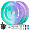 Magicyoyo K2 Crystal Yoyo For Kids 8-12, Responsive Yoyo For Beginner, Plastic Yoyo Professional Unresponsive Yo Yo For Adults W
