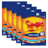 Tru-Ray Construction Paper, Warm Assorted, 9 x 12, 50 Sheets Per Pack, 5 Packs