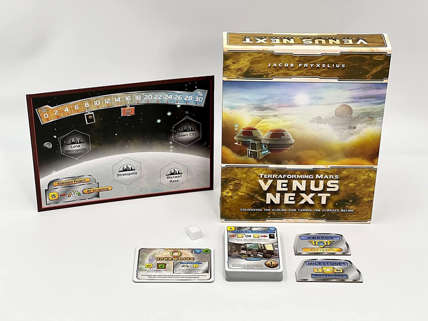 Stronghold Games Terraforming Mars: Venus Next Expansion Board Game - Cardboard, Tan - Ages 12+ - Model STG07201