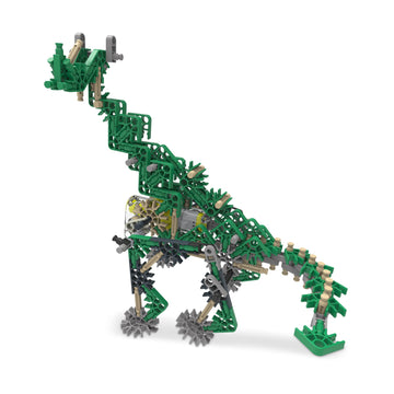 K'NEX K'NEXosaurus Rex Motorized Dinosaur Set, 255 Pieces, STEM Building, Green, Ages 7+, Model 12468