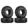 INJORA RC Tires 1.9inch 4Pcs RC Rubber Tyre Set Wheel Tires for 1:10 RC Crawler Axial SCX10 90046 SCX10 III AXI03007 Tamiya CC01