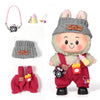 AICase for 17cm Doll Clothes/Outfit Clothing Set for 17cm Doll 3 Piece Set Hat Clothing Boys and Girls Stylish Adorable Clothes Accessories_Red-13