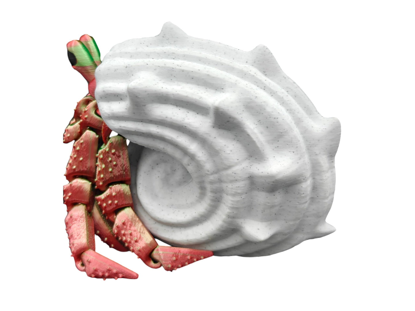 3D Printed Animals Hermit Crab Articulated Toy - Multicolor 3D Printed Toys For Fidgeting, Lifelike Soothing Experience, Satisfy