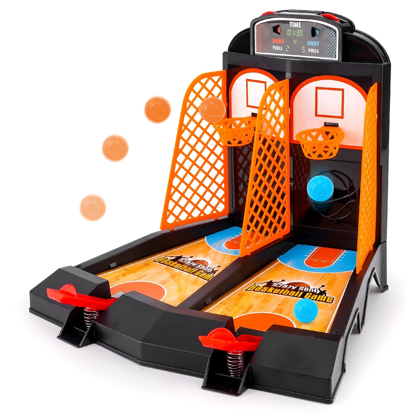 Mini Basketball, Table Top Games For Kids And Adults, Desktop Games, Desk Toys For Office For Adults, Basketball Gifts For Boys 8-12