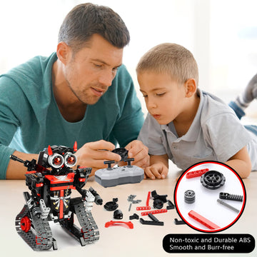 Robot Building Toys Stem Projects For Kids Ages 6-10 8-12 And Up, 3 In 1 Remote Control Car Coding Set, Educational Robotics Science Kit, Birthday & Christmas Gift For Teen Boys Girls