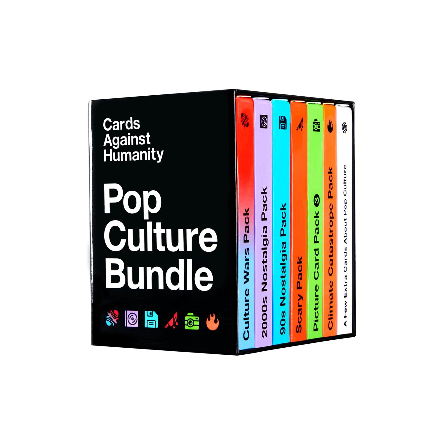 Cards Against Humanity: Pop Culture Bundle  6 Popular Themed Packs + 10 All-New Cards