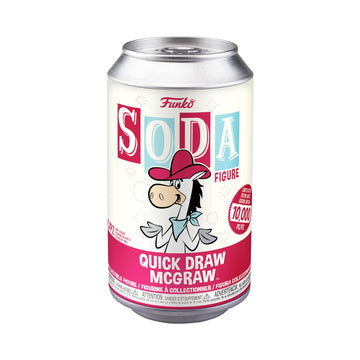 Funko Vinyl Soda: Hb - Quick Draw Mcgraw - 1/6 Odds For Rare Chase Variant - Hanna Barbera - Collectable Vinyl Figure - Gift Ide