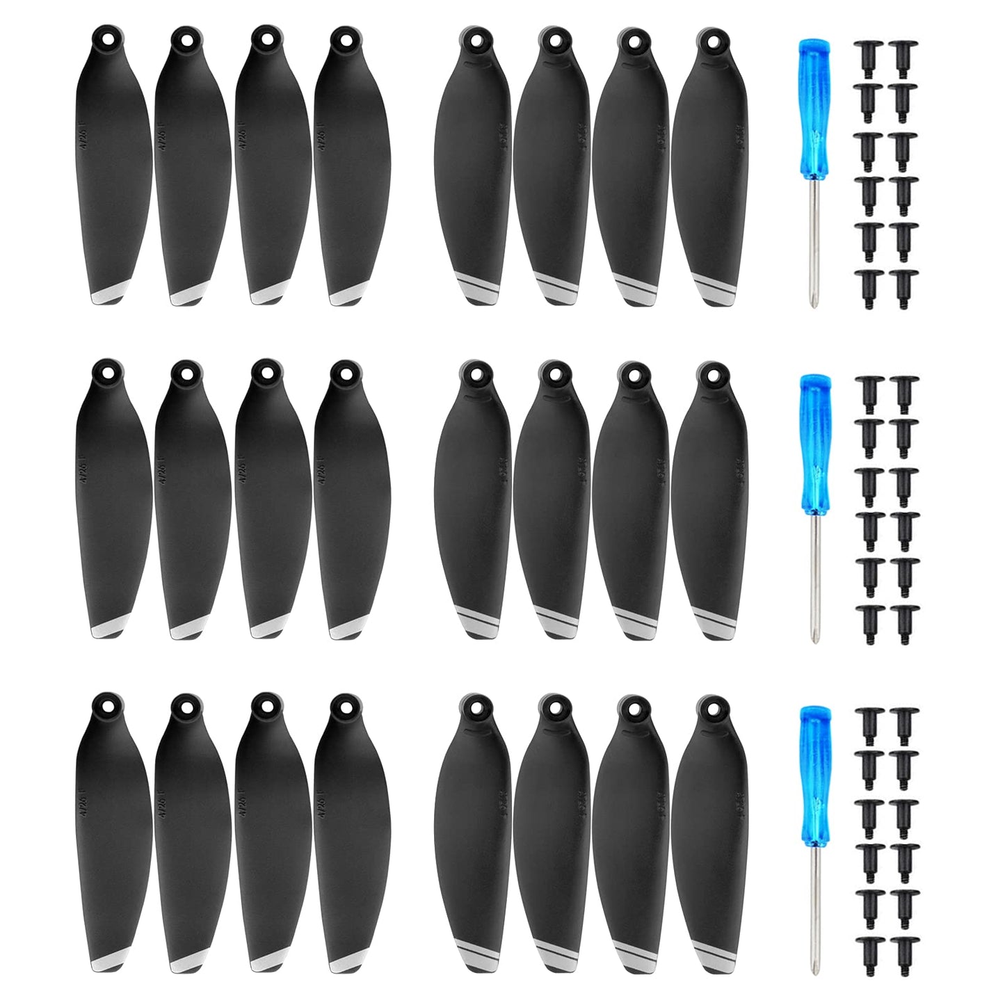 24Pcs Mavic Mini Propellers Accessories Compatible with DJI Mavic Mini Drone Replacement Low-Noise and Quick-Release Blades Prop