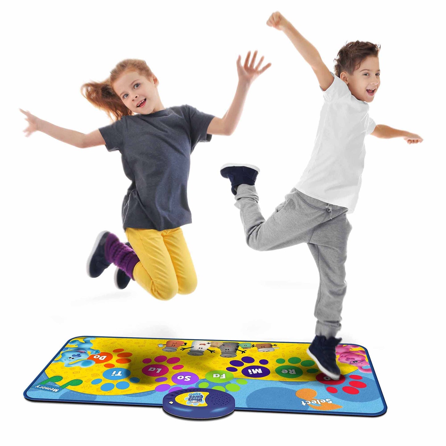 Blue'S Clues & You: 8 Note Dance Playmat - Includes 4 Sounds & Memory Game Options, 31' X 13.75' Musical Mat, Ages 3+
