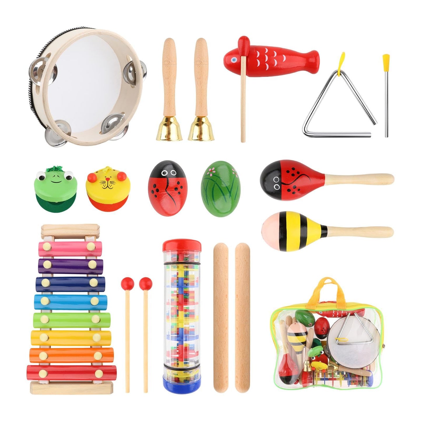 Loom Tree 10X Montessori Music Toy Percussion Sets For Children Party Toys Age 3 To 10 | Educational | Music & Art