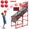 Kids Basketball Hoop Arcade Game W/Electronic Scoreboard Cheer Sound, Basketball Hoop Indoor Outdoor W/4 Balls, Basketball Game