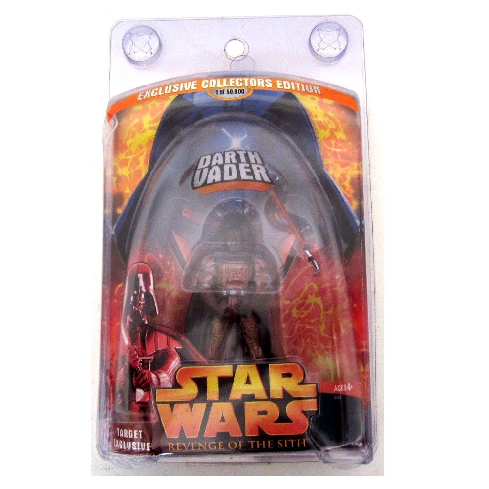 STAR WARS Lava Darth Vader Figure, Target Exclusive, 1 of 50000, Black, Plastic, Model XH-B79K-NKH8