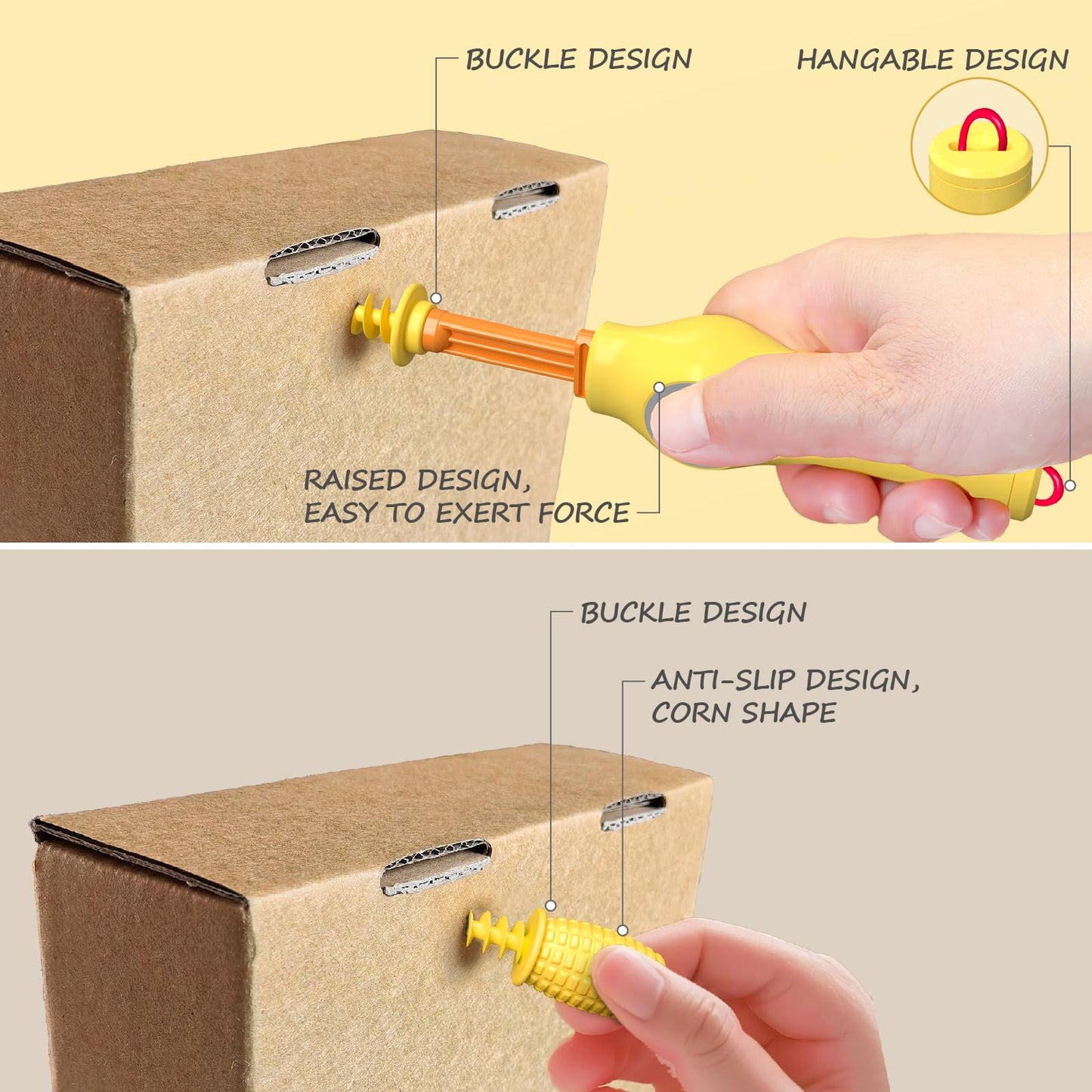 Kraftzoo Cardboard Construction Tool Kit for Kids - 65 PCS DIY Cutting Tools & Educational Toys for Family & Team Projects - Cre