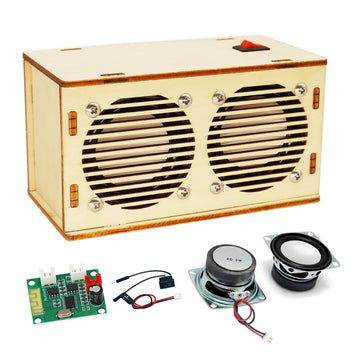 Diy Bluetooth Speaker Kit, Stem Projects For Kids Ages 8-12, Science Kits For Kids Age 12-14, Stem Kits For Kids Ages 10-12-14-16, Gifts For 9 10 11 12 13 14 15 16 Year Old Boys Teens (Wood)