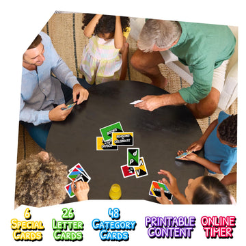 LETTER LEAGUE Word Game - for Families mature-themeds and Kids Word Card Game for All Ages Family Games for Kids and mature-themeds Expand Your Vocabulary Quick Play mature-themeds Games for Game Night