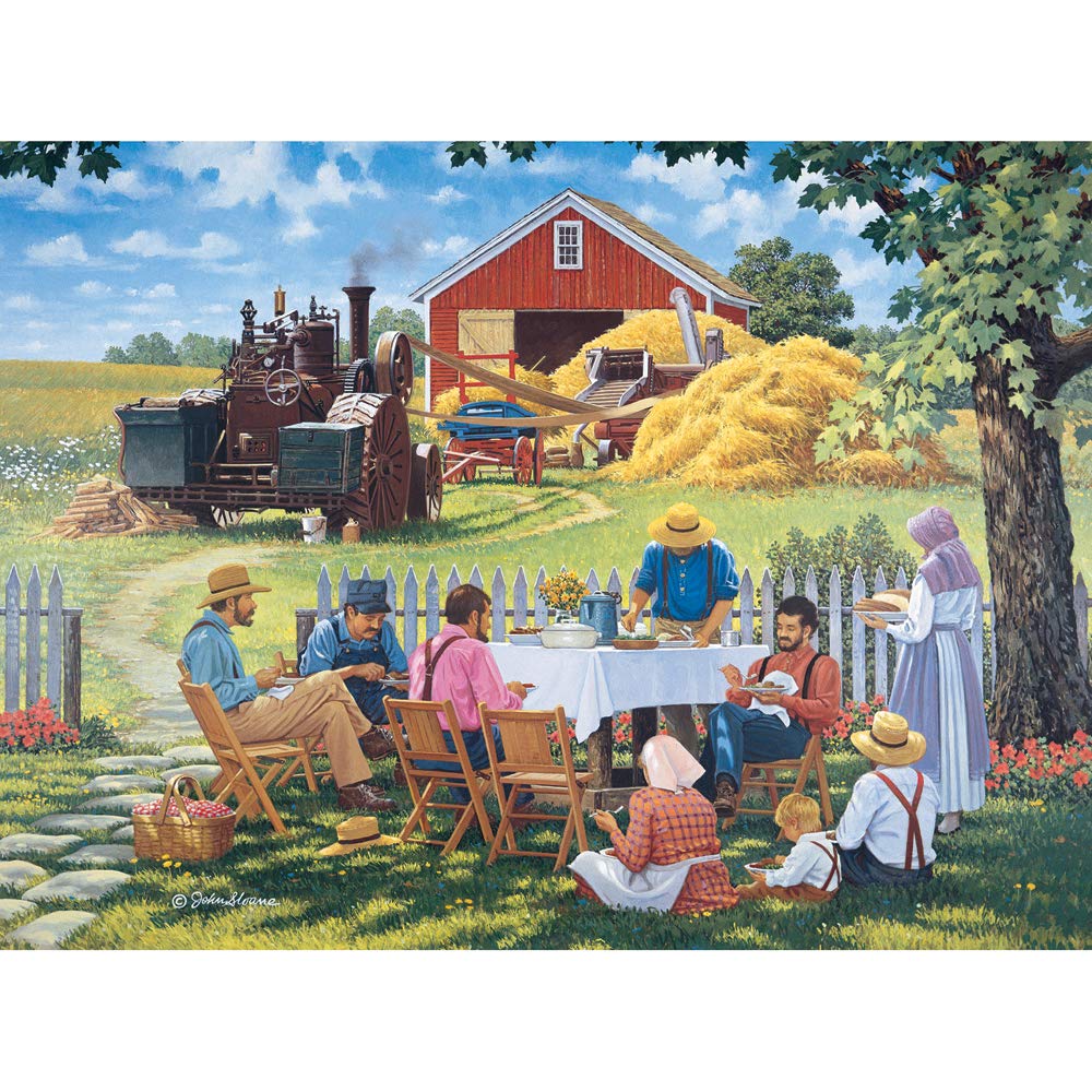 Bits And Pieces - 4-In-1 Multi-Pack - 1000 Piece Jigsaw Puzzles For Adults - 1000 Pc Puzzle Set Bundle By Artist John Sloane - 20' X 27'