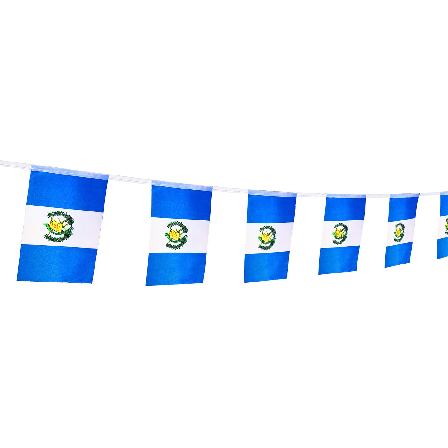 Guatemala Flag Guatemalan Flag,100Feet/76Pcs National Country World Pennant Flags Banner,Party Decorations Supplies For,Bar,Indo
