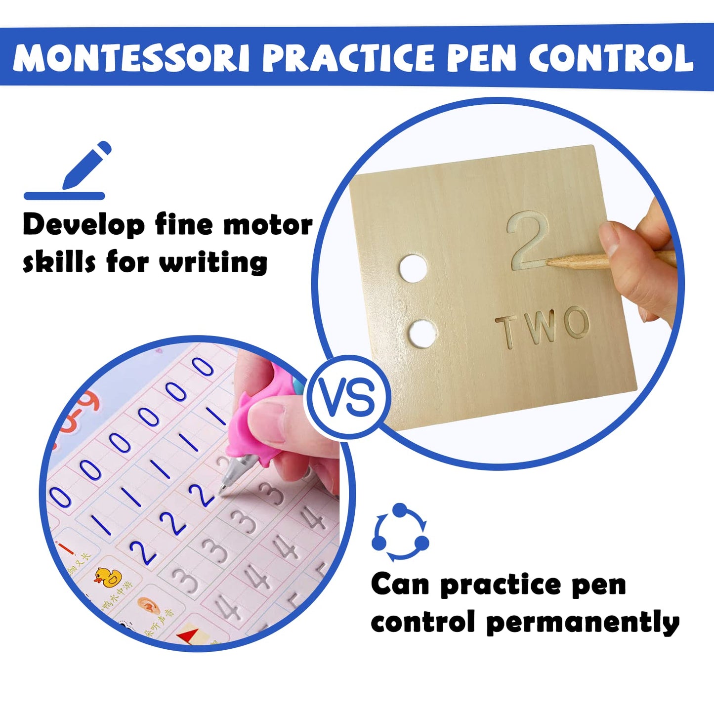 Montessori Toddler Counting Peg Board Box With Number- Wooden Counting Box Toys For Toddlers 1-3,Montessori Math Manipulatives Materials And Numbers,Montessori Toys For 3 Year Old,Peg Board For Kids