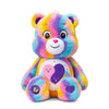 Care Bears 14' Friends Forever Bear Plushie - Tie-Dye Multicolored Made From Recycled Materials! Soft And Huggable! – Good For Girls And Boys, Employees, Collectors, Ages 4+