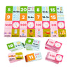 UJEAVETTE Math Flash Card Game Educational Toy for Travel Student Ages 3 4 5 Years Old
