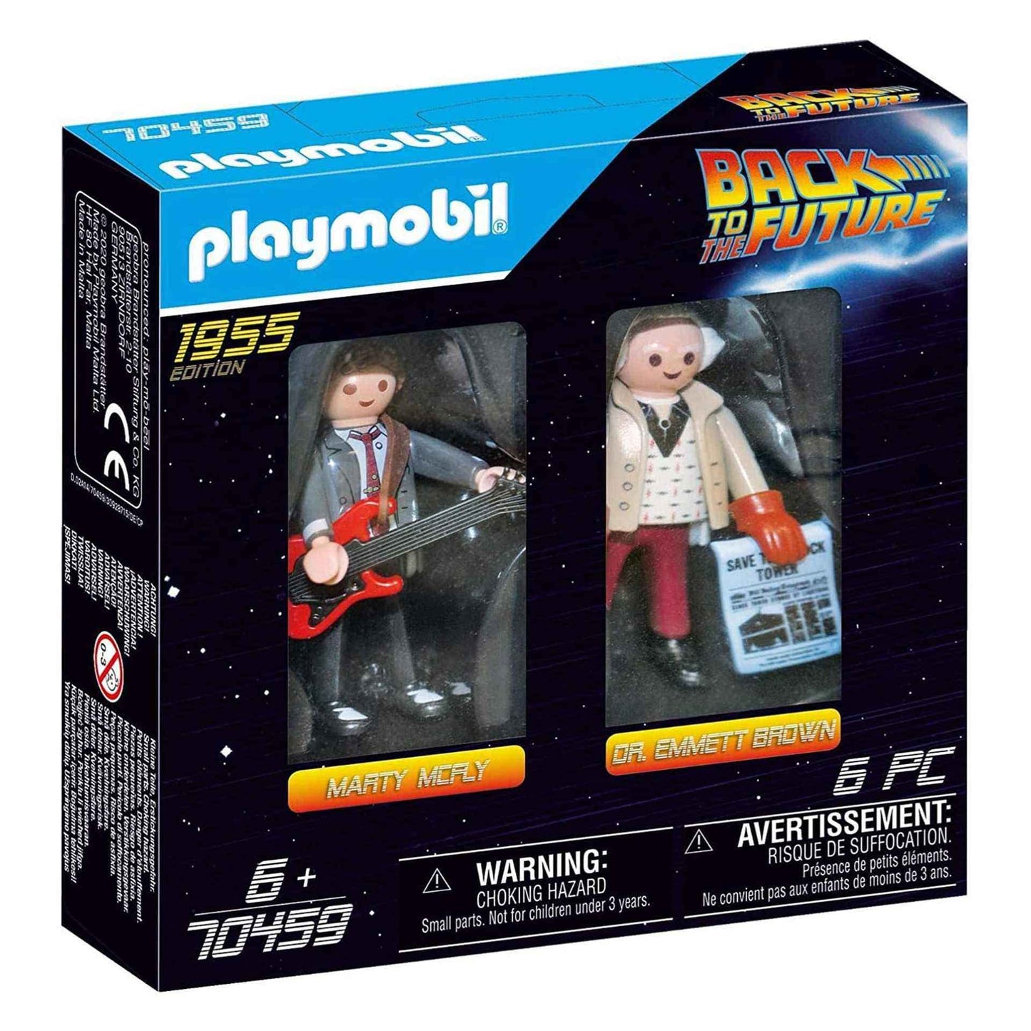 Playmobil 70459 Back To The Future Marty And Doc, For Children Ages 6+, Fun Imaginative Role-Play, Playsets Suitable For Children Ages 4+