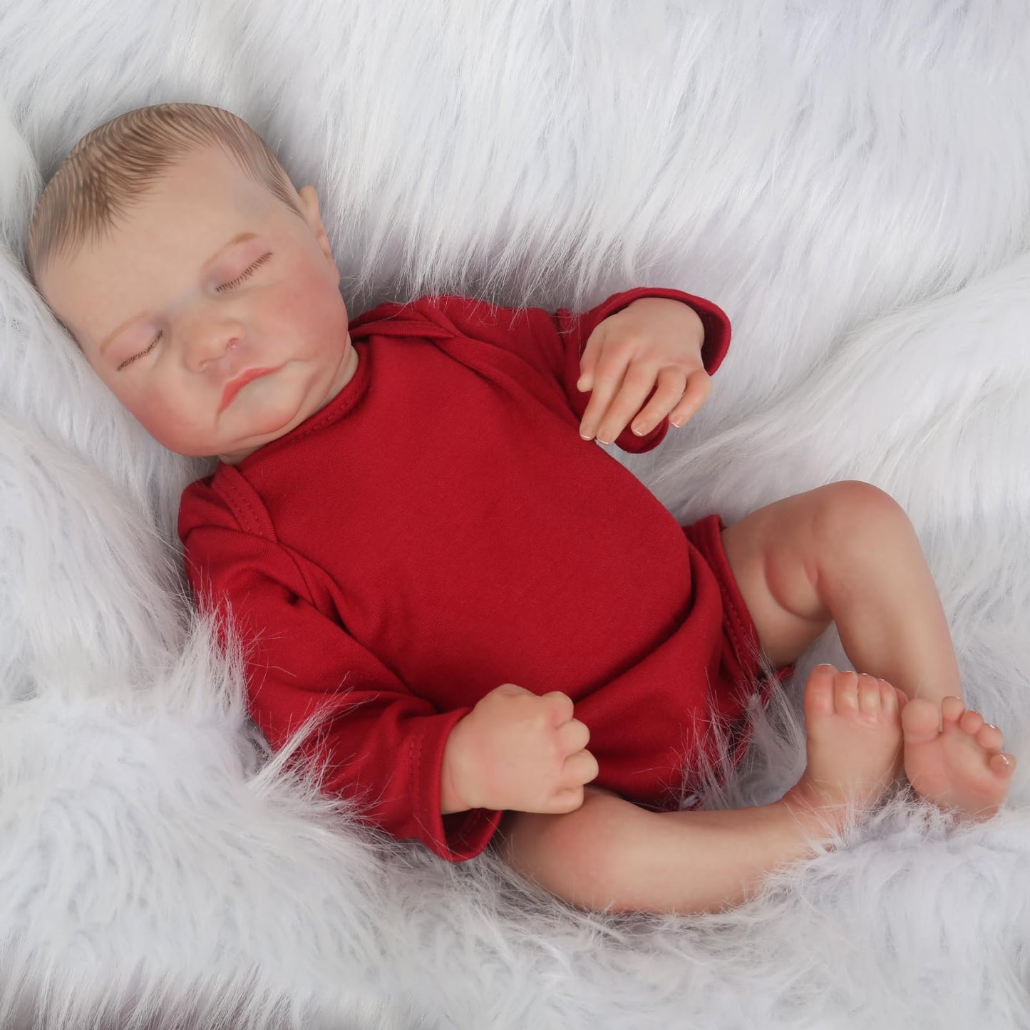 Kaydora Reborn Baby Doll Clothes For 16-20 Inch Reborn Doll Boy 2 Sets Knitted Yellow&Blue Reborn Baby Dolls Outfits Baby Doll Clothing