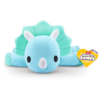 Hug-A-Lumps Dino Weighted Plush 3.3 lbs - Cuddly Anti-Stress Comfort Toy by ZURU, Perfect for Squishy Hugs and Relaxation