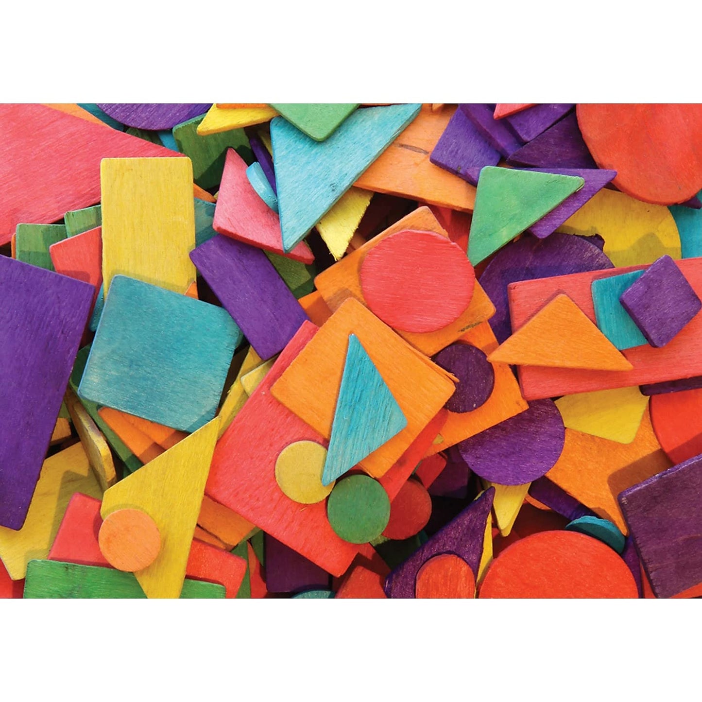 Creativity Street Die-Cut Basics, Assorted Wood Shapes, Pack of 200