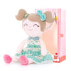 Gloveleya Baby Doll Plush 16" Soft First Doll in A031 Spring Green with Gift Box, Model A0138-6, Perfect Gift for Baby Girls