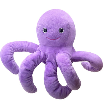 Justqunseen Octops Hand Puppet Realistic Plush Puppet 13'',Octopus Puppet For Kids Ocean Animal Hand Puppet With Moveable Mouth,