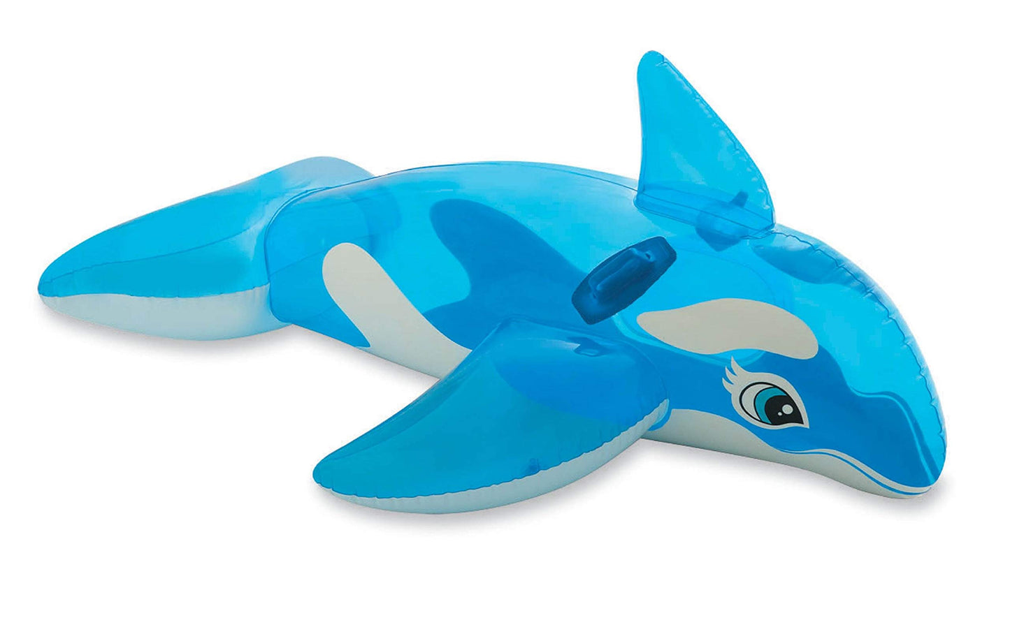 Intex Lil' Whale Inflatable Pool Float: Animal Pool Toy For Kids – 2 Heavy-Duty Handles – 88Lb Weight Capacity – 60' X 45' – For Ages 3+