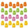 Olutacot 28 Pcs Small Chicken Keychain Easter Fluffy Chicks Mini Realistic Plush Chick Easter Fur Stuffed Toy Chick For Kids Diy