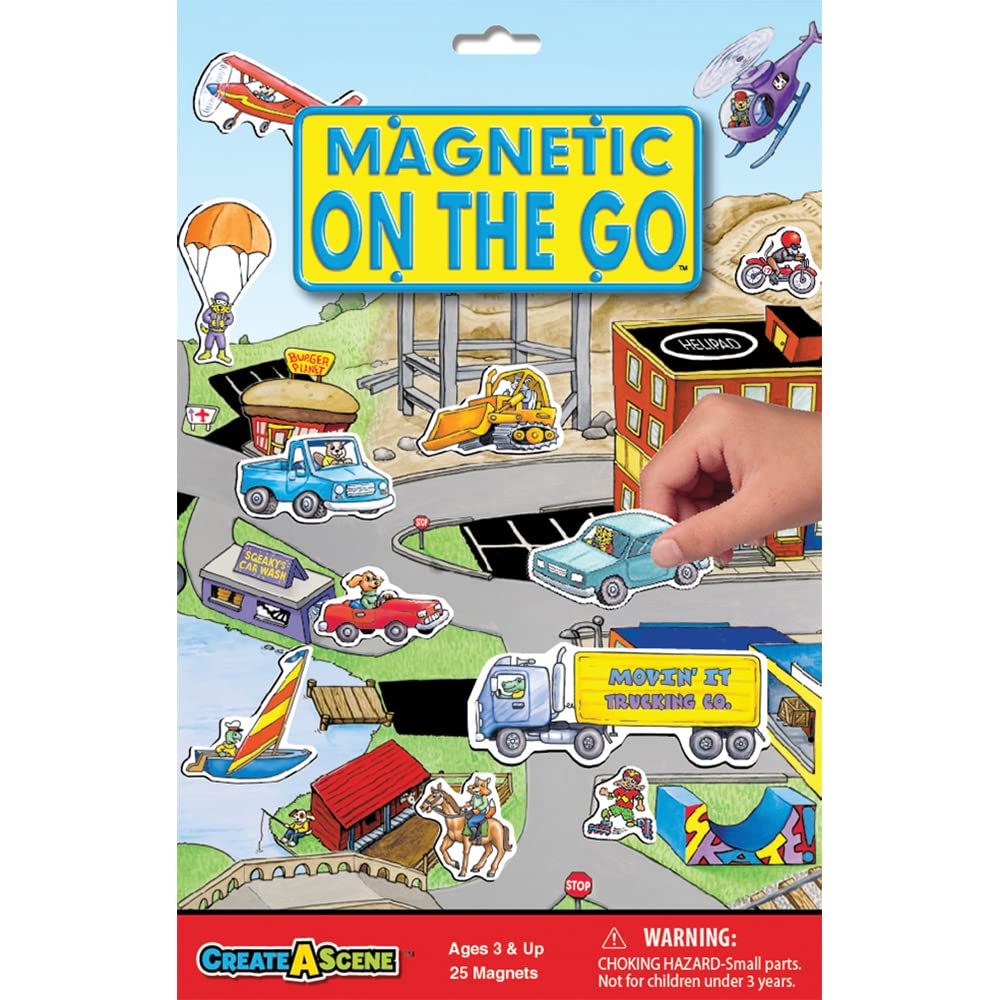 Create-A-Scene Magnetic Playset - On The Go