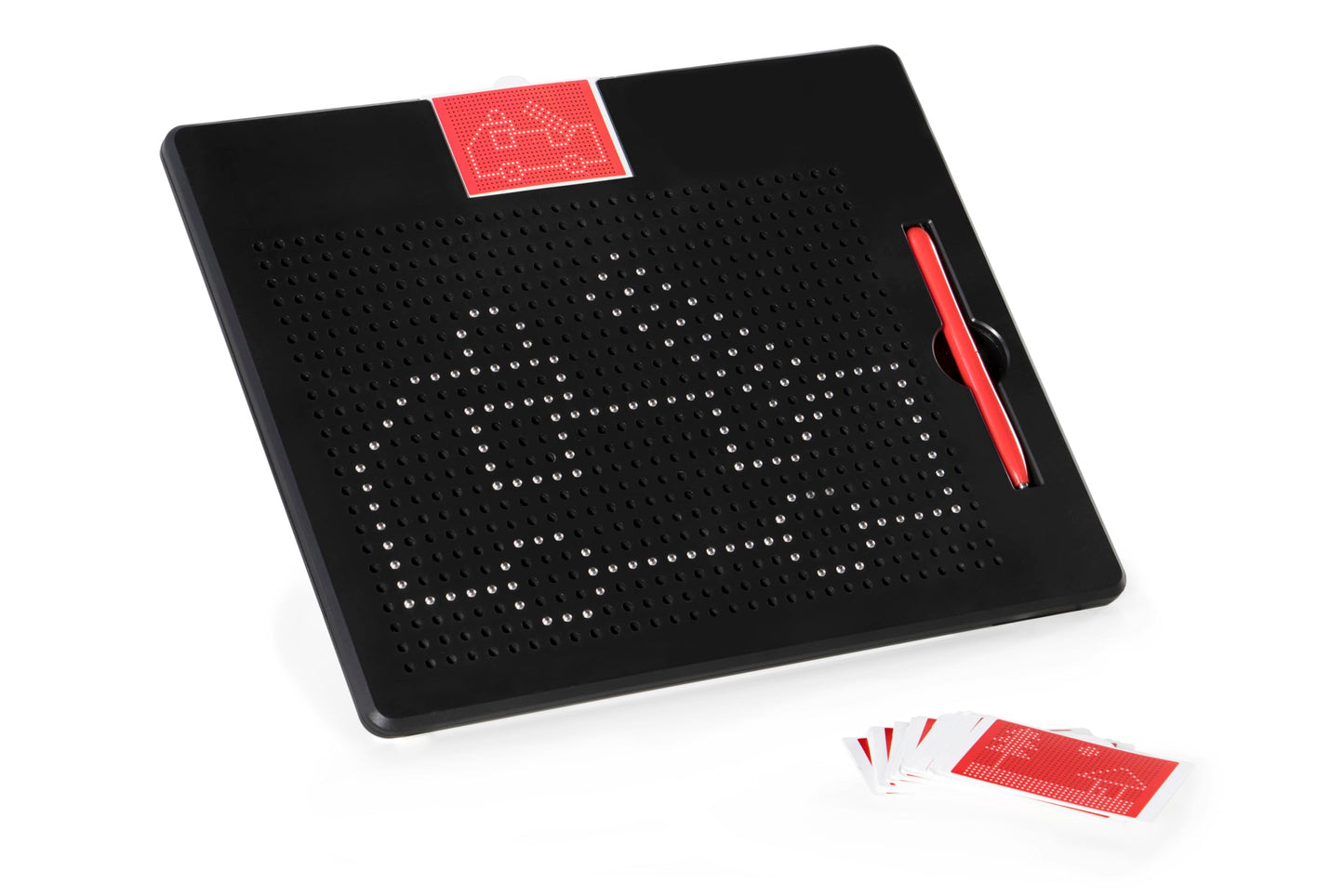 Guidecraft Magna Tablet With 10 Double-Sided Design Cards - Magnetic Drawing Board For Kids, S.T.E.M Learning & Educational Toy