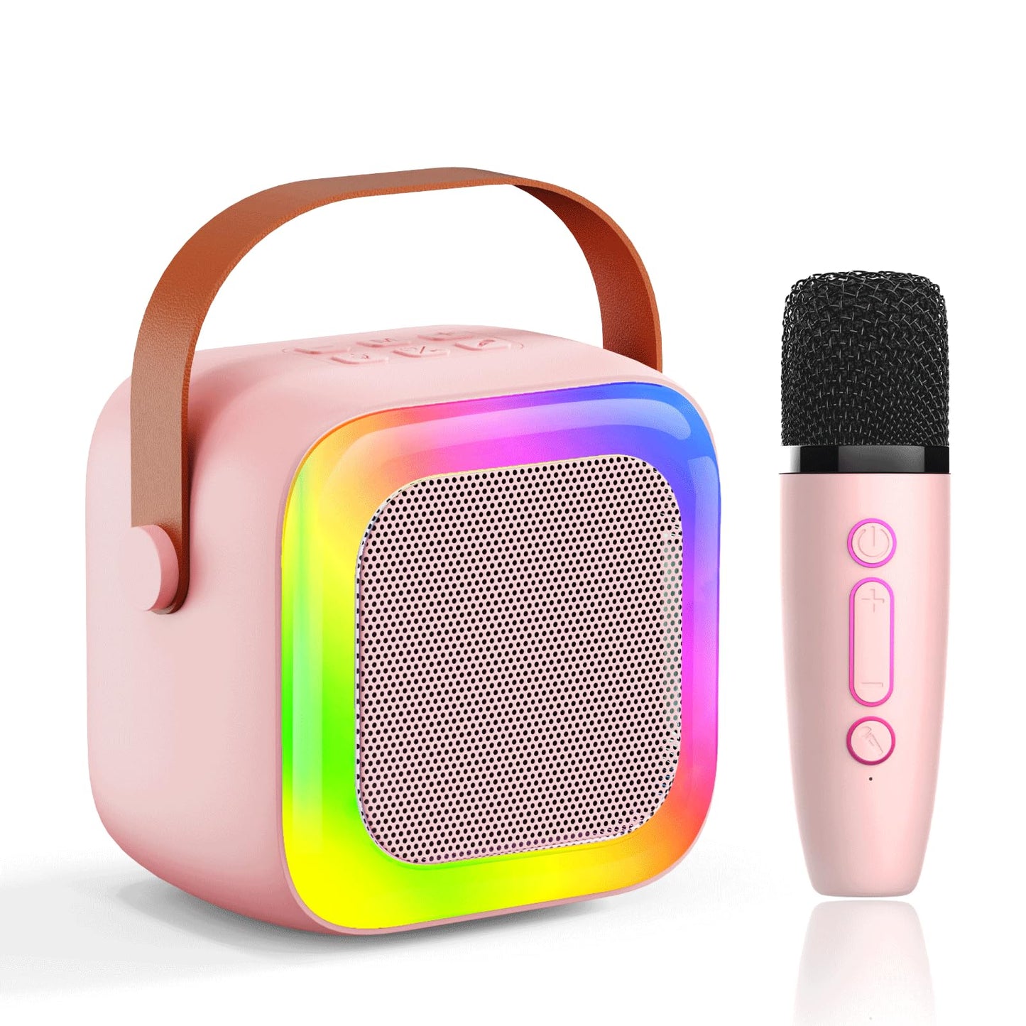 SECULEAD Karaoke Machine Wireless Speaker - mini Karaoke for Kids 3-5, Girls & Boys with Built-in Microphone for Singing, Kids K