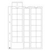 Lighthouse Coin Sheets Optima, For 35 Coins Up To 27 Mm , Clear
