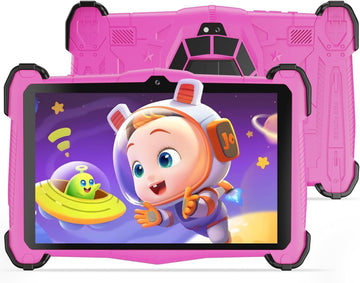 Semeakoko 7 Inch Kids Tablet with Android 12 - Age 2-12,Quad-Core 2GB/32GB,iWawa Learning App,Early Childhood Education,Parental