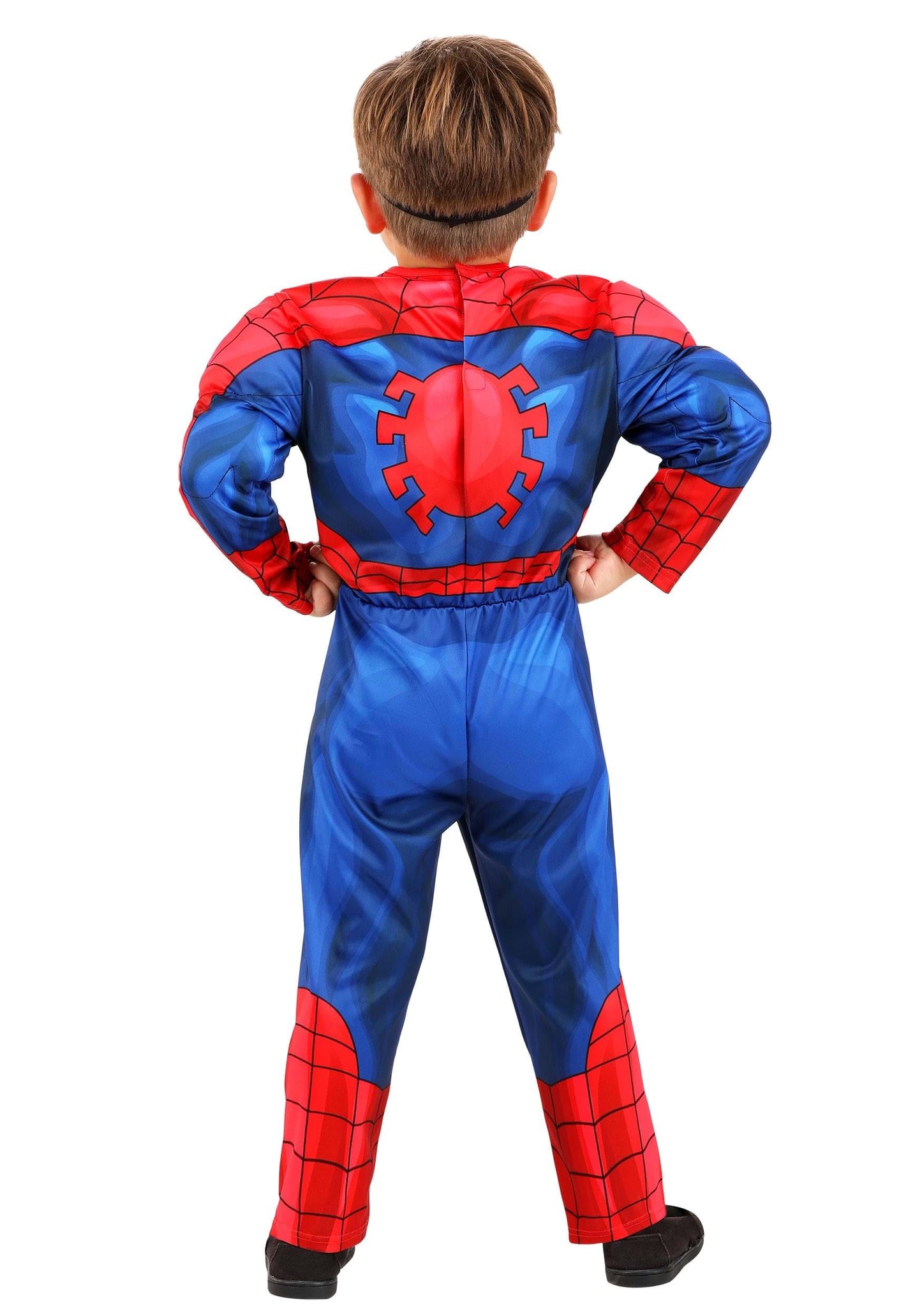 Jazwares Marvel Spider-Man Toddler Costume - Officially Licensed Superhero Suit For Kids 12/18 Months Blue,Red