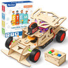 Poraxy Stem Kits For Kids Age 8-10,Toys For Boys Age 8-12,Building Remote Control Model Car,Wooden 3D Puzzles 8-13 Teenage Science Projects, Birthday Gifts For 8 9 10 11 12 13 Year Old Teen Boys Girls