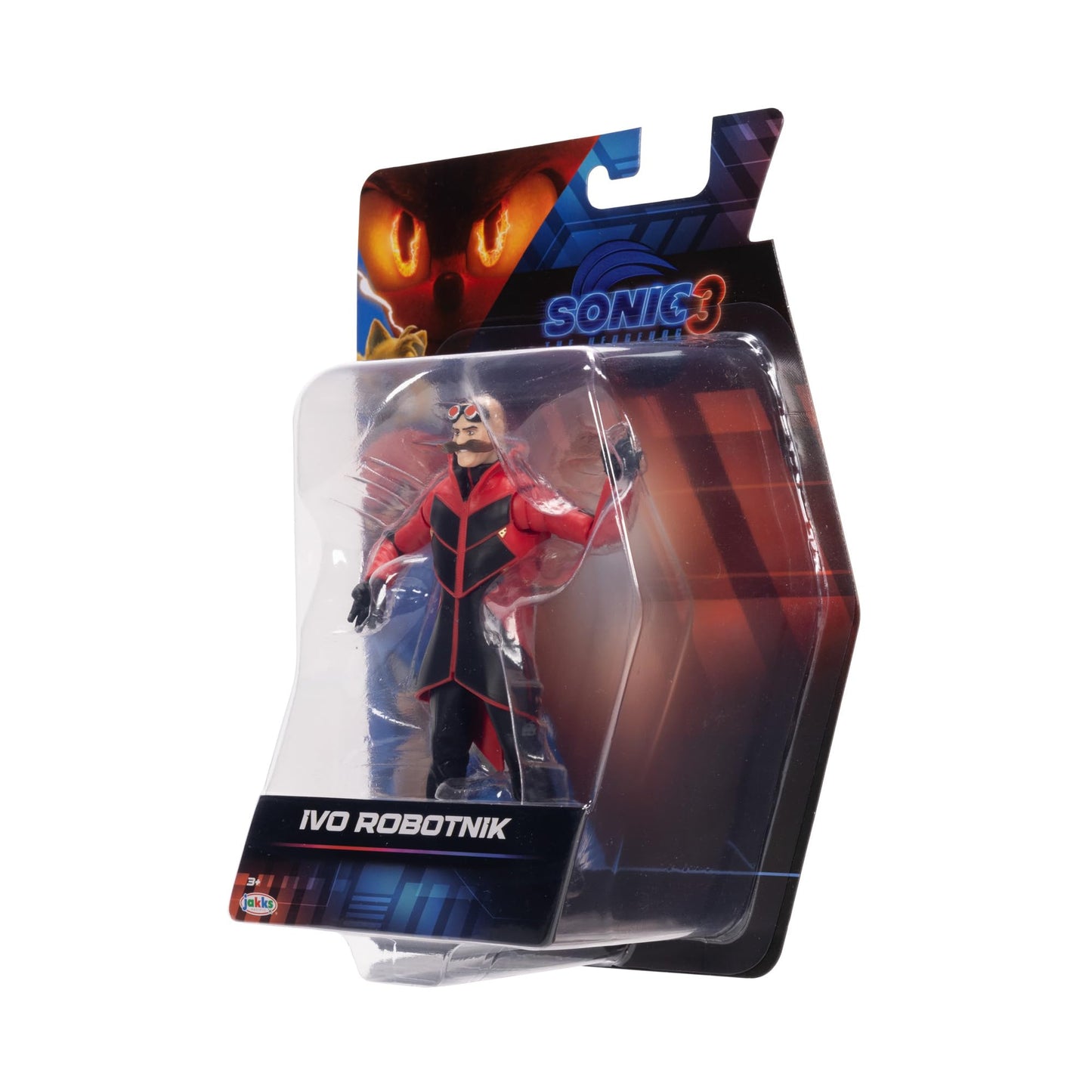 Sonic The Hedgehog Sonic 3 Movie Action Figures 5-Inch Ivo Robotnik Collector Toy Figure, Highly Articulated for Boys Girls - Of