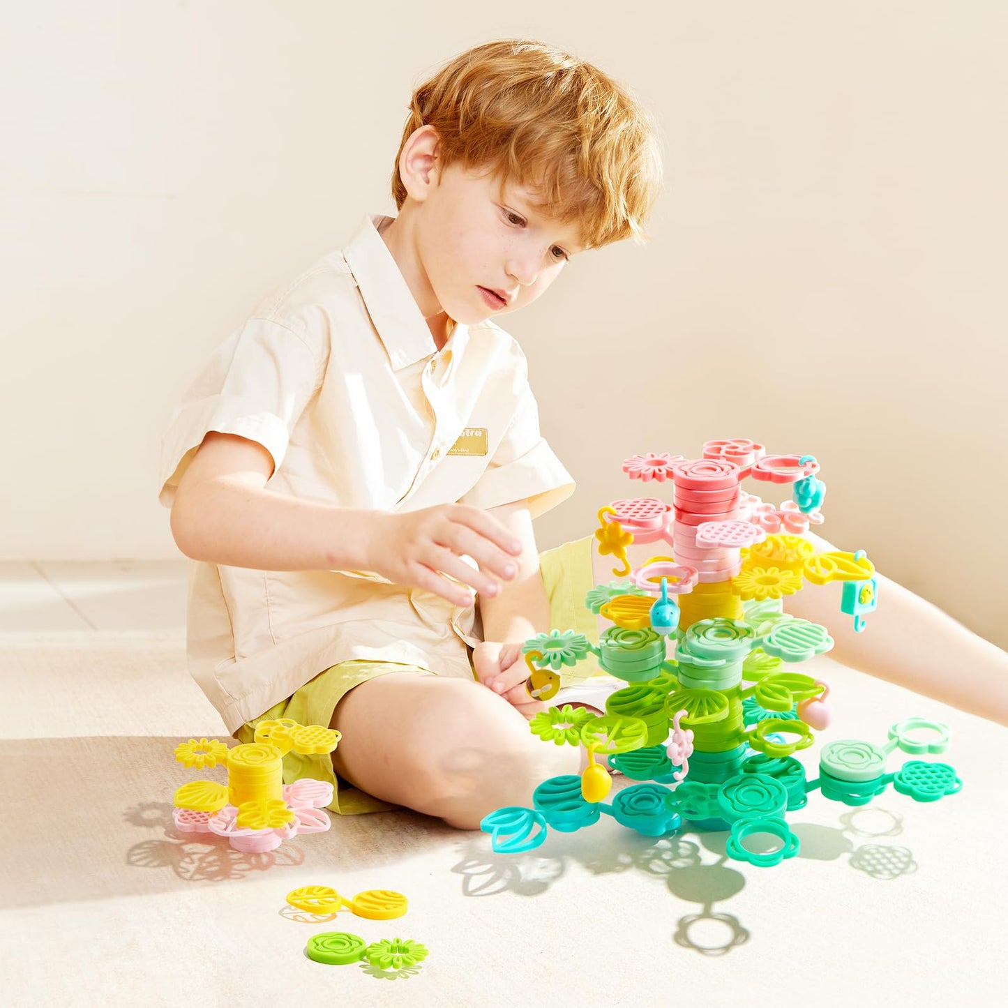 Mideer Educational Balance Blocks 82 Piece Set, Creative Stacking Game For Kids Ages 3+, Montessori Preschool Toys, Enhancing Problem-Solving And Family Bonding, Birthday Gift For Boys And Girls