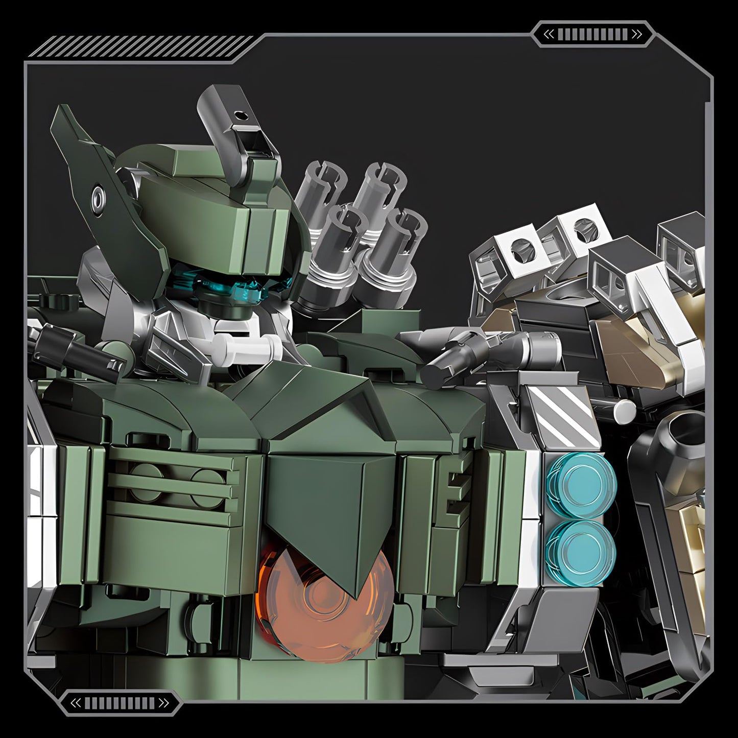 Csnrhg Mech Robot Model Building Blocks Toy Set Birthday For Age 8+ Children Adults Teens 1403 Pieces