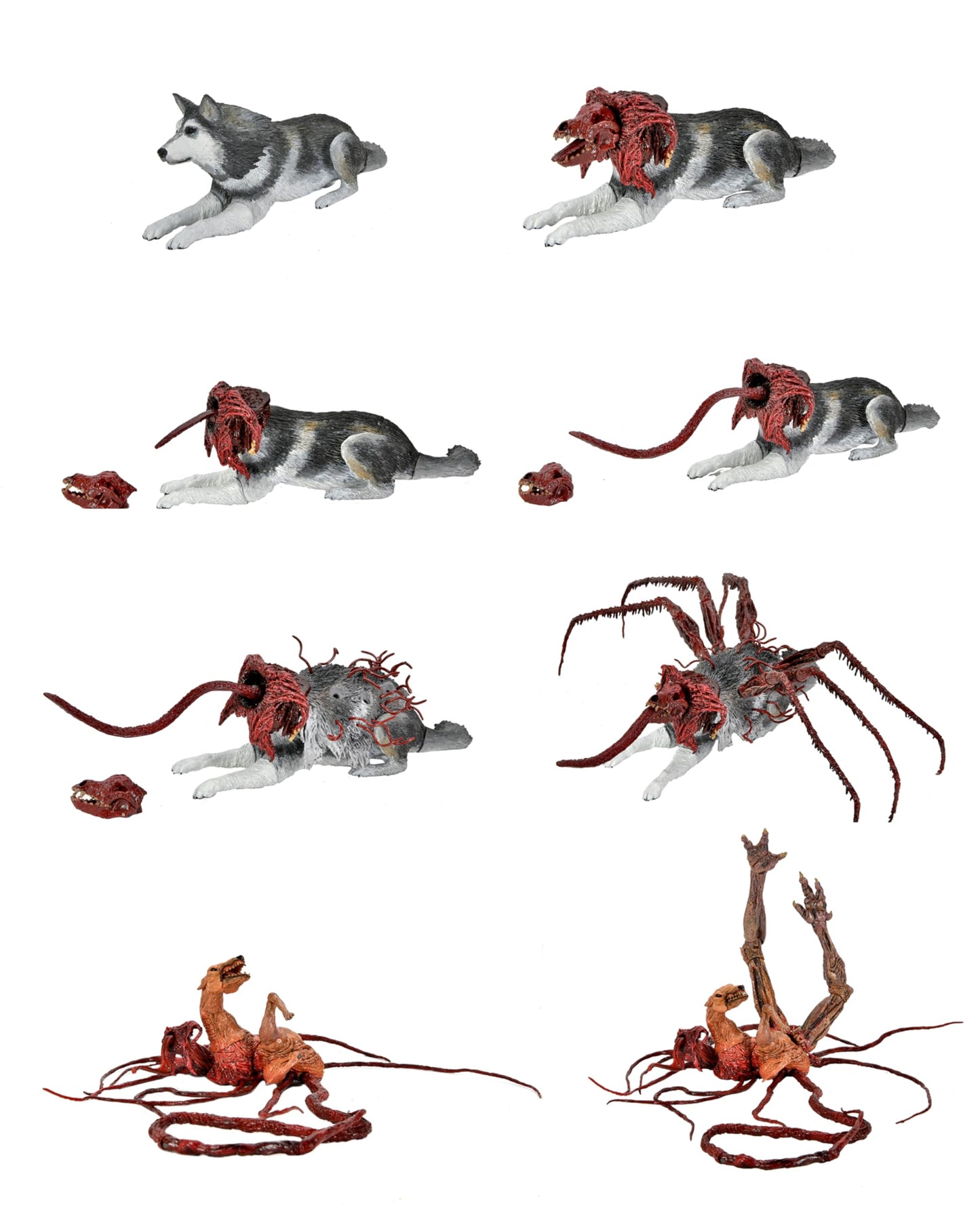 NECA The Thing Deluxe Ultimate Dog Creature Action Figure 7" Scale Plastic As Shown Model 4905
