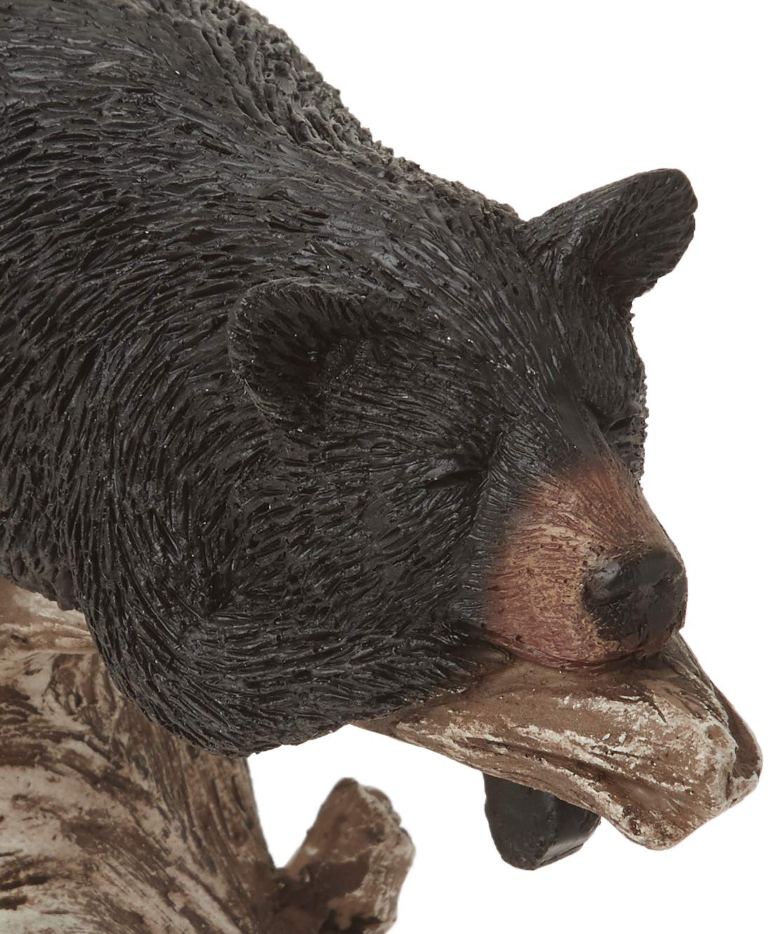 Stealstreet Ss-G-54292 Black Bear Sleeping On Tree Branch Figurine, 9'