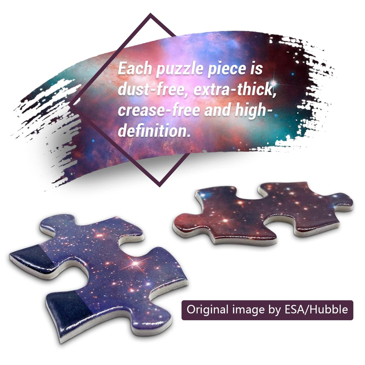 Space Puzzle 1000 Pieces Adult, Solar System Galaxy Puzzle, Hubble-Westerlund 2 Planets Star Nebula Universe Picture Jigsaw Puzzle