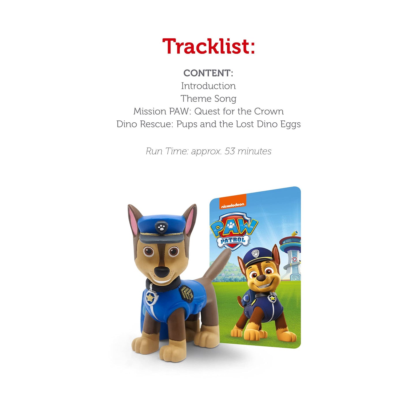 Tonies Chase Audio Play Character From Paw Patrol