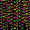 108feet Star UV Neon Garland Hanging Paper Glow in The Dark Glow Party Supplies and Decorations Glow in The Dark Blacklight Reac