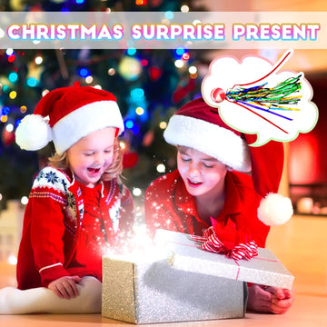 Aoriher Comet Balls Bouncy Party Favors with Colorful Streamers Mini Rubber Ball Bulk Birthday Goodie Bag Stuffers Assorted Colo