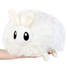 Squishable Mini Poodle Moth Plush Toy - 7" White Polyester Stuffed Animal, Model 841024114010