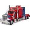 OANMYJJO Semi Truck Toy - Metal Diecast Tow Truck with Light & Sound, Pull Back, Red, Model H06111, Ideal for Boys Age 4-7
